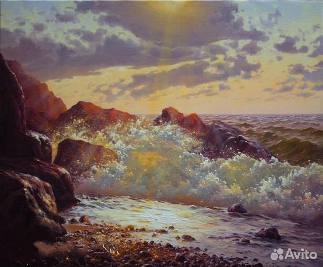 Картины маслом Морской пейзаж