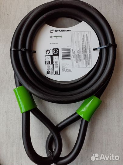 Замок противоугонный тросовый (велосипедный)