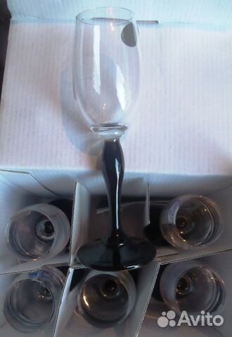 Набор из 6 рюмок 65 мл под ликер Domenica. Богемия