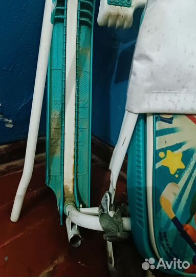 Снегокат Nika для двоих с колесами