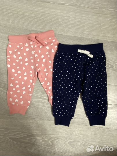 Вещи тёплые пакетом для девочки 68,74