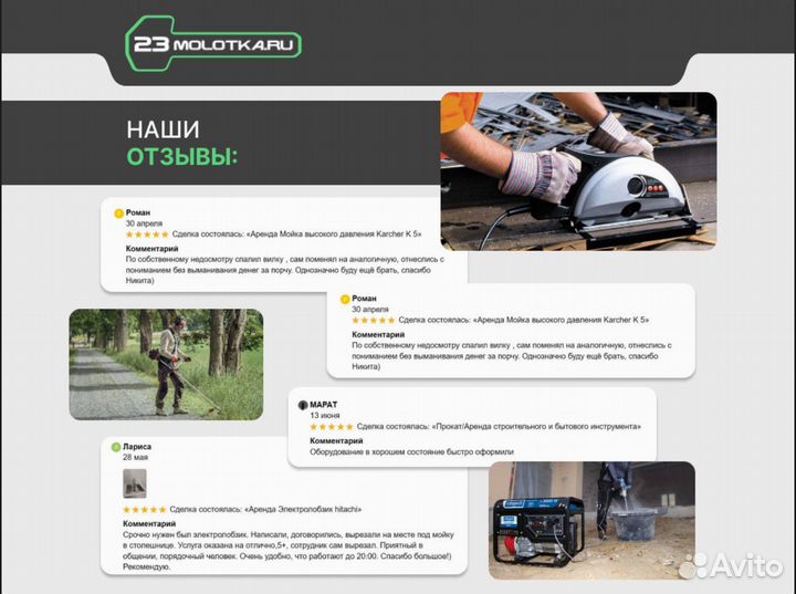 Прокат Строительного Инструмента и Оборудования