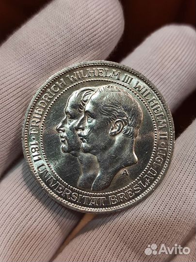 3 марки 1911 Германская Империя