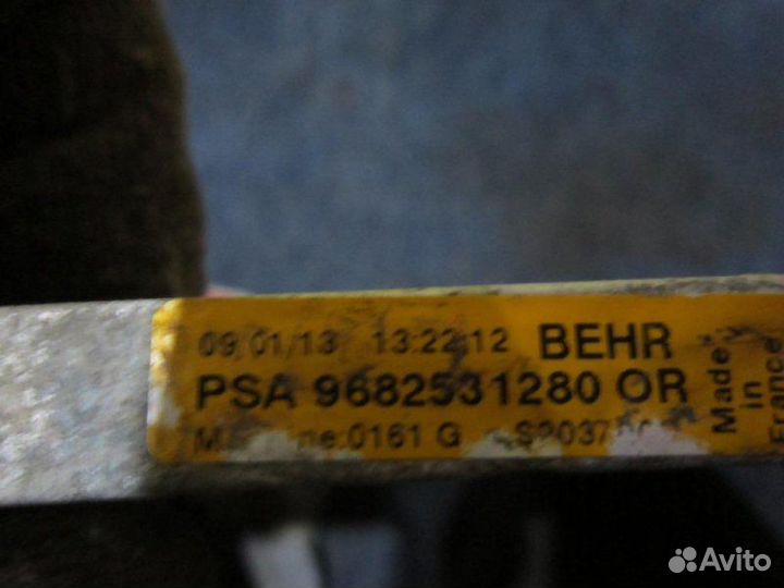 Радиатор кондиционера Peugeot 408 TU5JP4(NFU)