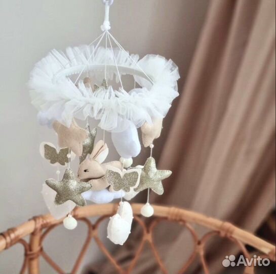 Мобиль из фетра