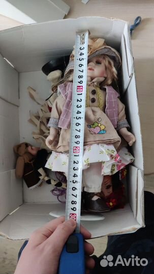 Кукла фарфоровая коллекционная 30см