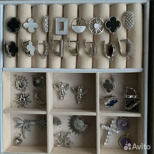 Серьги английский замок