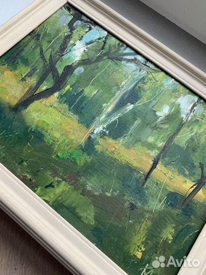 Картина маслом на холсте пейзаж без автора