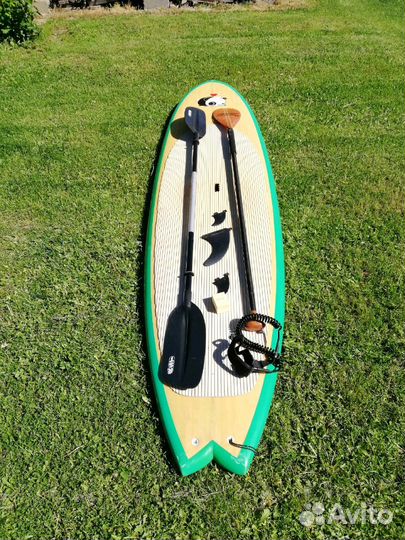 SUP доска жёсткий 315х75, комплект