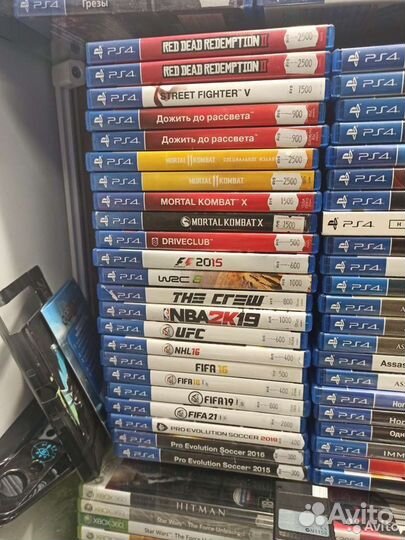 Диски на PlayStation 4 PS4