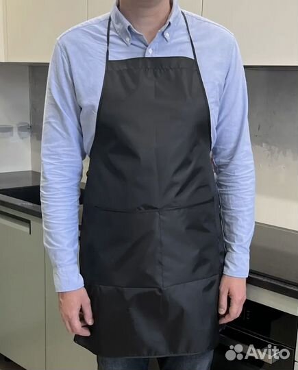 Фартук кухонный непромокаемый с карманами большой