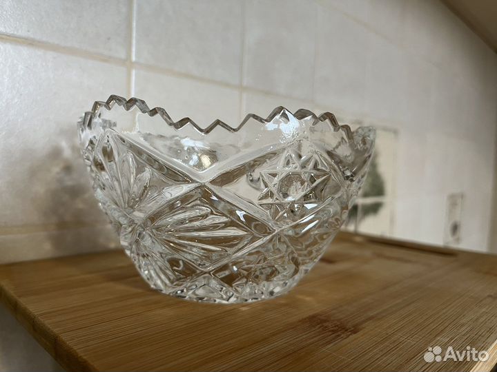 Ваза хрустальная СССР 400мл