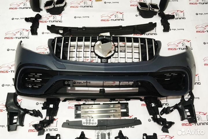 Обвес Mercedes Benz GLC-Coupe в стиле 63 AMG