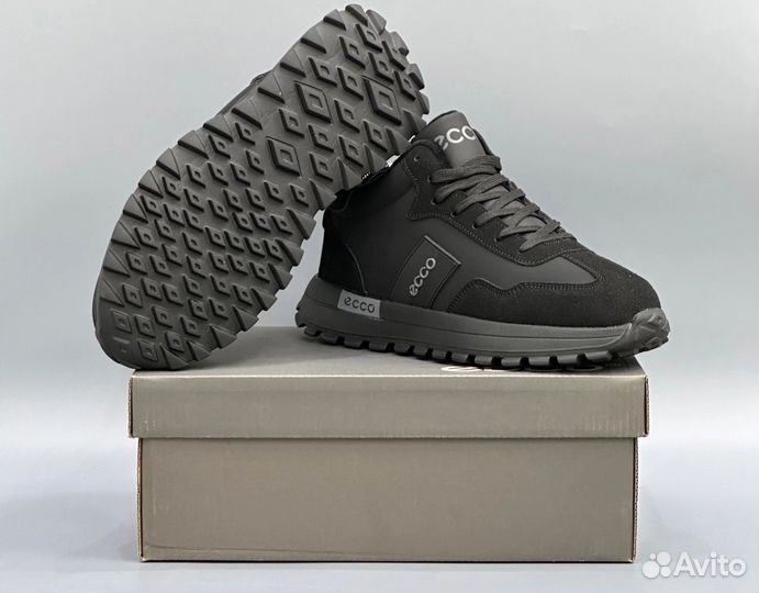 Зимние мужские кроссовки ecco (41-46)