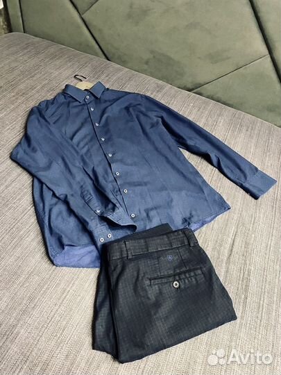 Рубашка, брюки, свитер