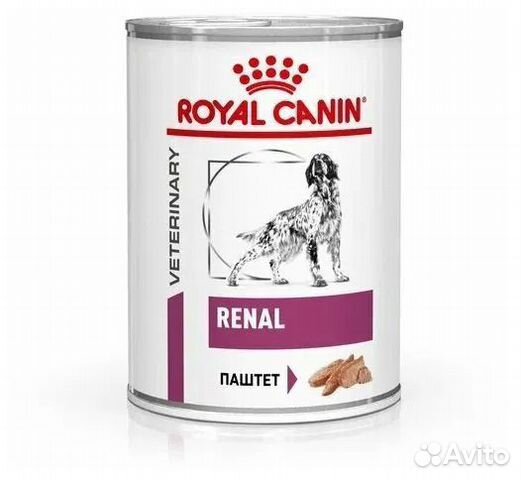 Влажный корм для собак Renal паштет