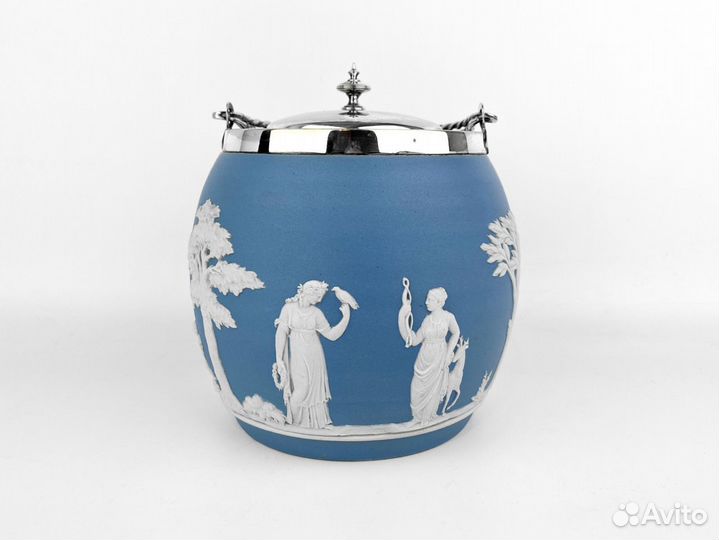 Антикварная бисквитница, Англия, Wedgwood, 1860-91