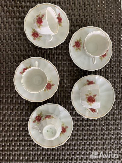 Чайный набор фарфор вербилки лось