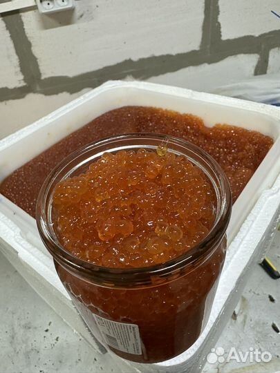 Красная икра горбуши