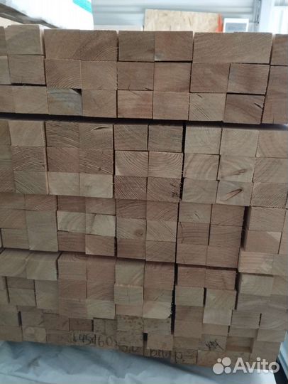 Брусок лиственница 45*60