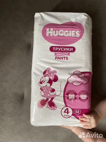 Huggies трусики 4 для девочки