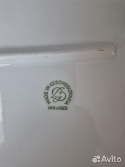 Блюдо фарфор inglazed Чехословакия