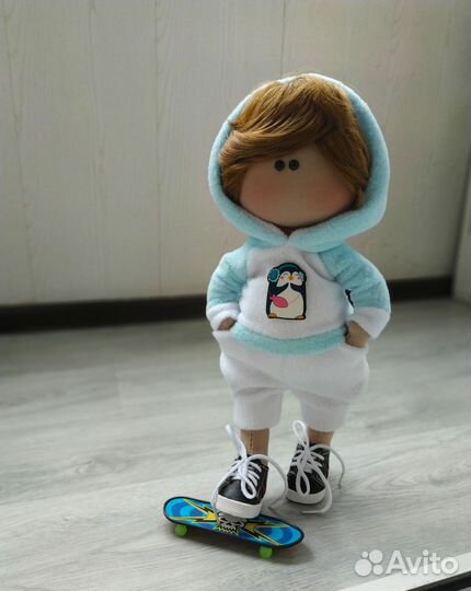 Куклы ручной работы девочка и мальчик