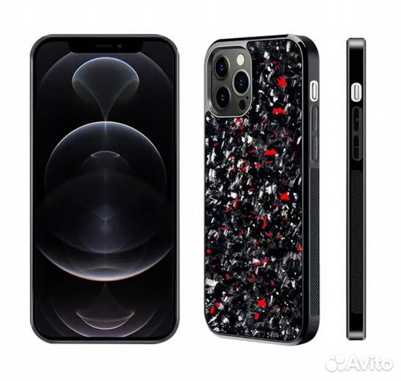 Карбоновый чехол на айфоны