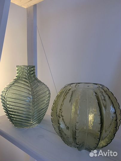 Ваза цветное стекло Икеа