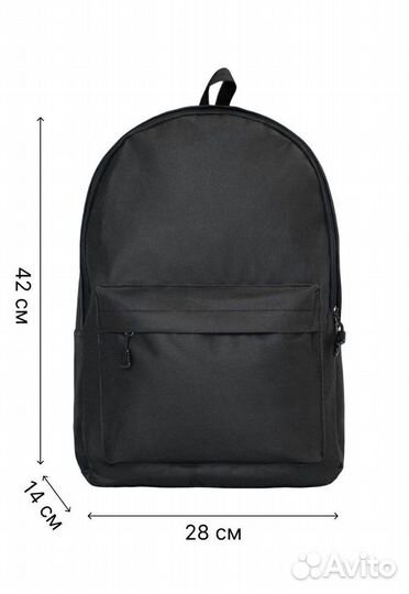 Мужской рюкзак черный