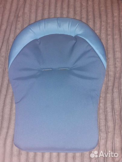 Голубой текстиль на stokke xplory(dsland)