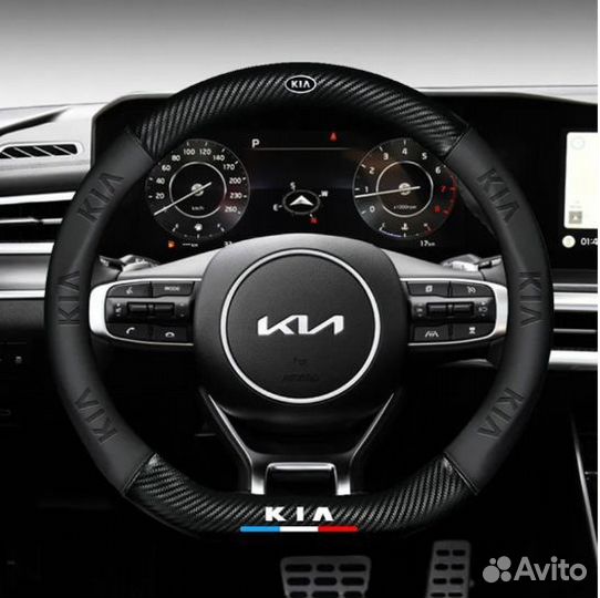 Оплетка чехол на руль для KIA Rio/X/Line, Ceed, Ce