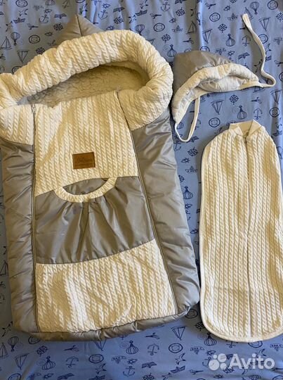 Конверт,шапочка+кокон