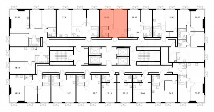 1-к. квартира, 36,5 м², 33/33 эт.