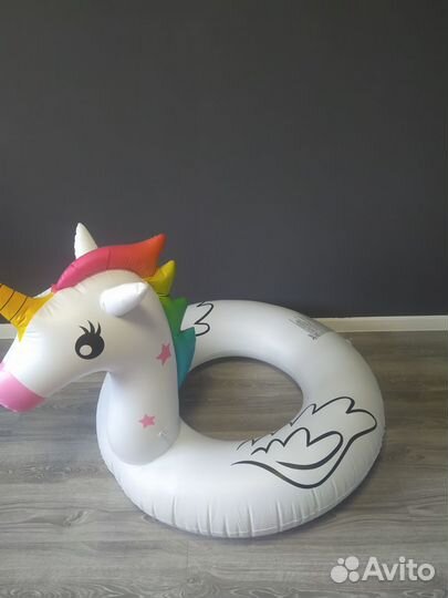 Надувной круг единорог
