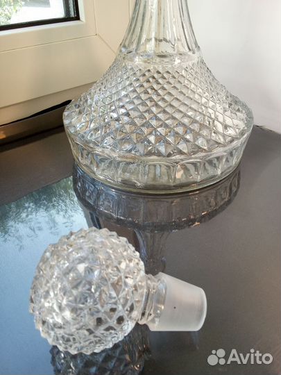 Яхтенный, графин и пять бокалов Чехия