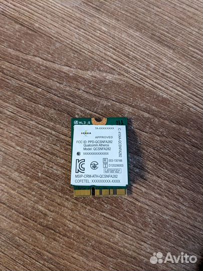 Wi-Fi+BT wlan Atheros qcsnfa282 M.2 PCI-E