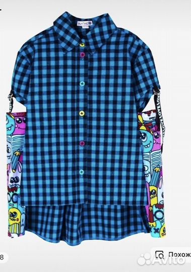 Рубашка дев. Р.146-152