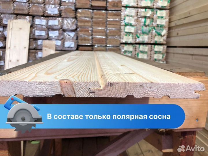 Имитация бруса. Карельский профиль / сорт ав