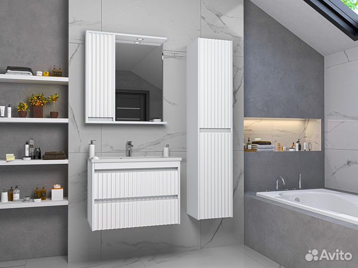 Тумба с раковиной Brevita Balaton BAL-06090-01-01П