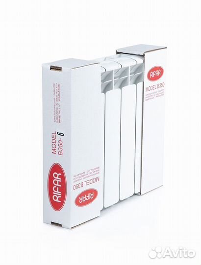 Радиатор биметаллический rifar base Ventil 350 х