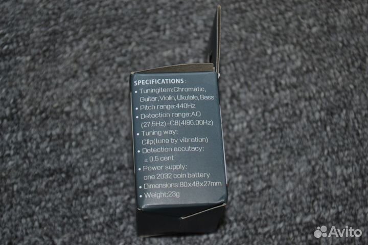 Тюнер (электронный помощник настройки гитары)