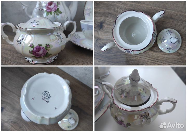 Чайный сервиз Kahla Роза ГДР