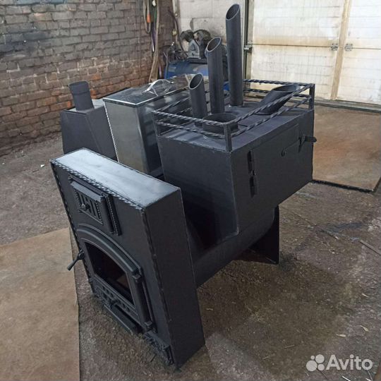 Банная печь на три помещения