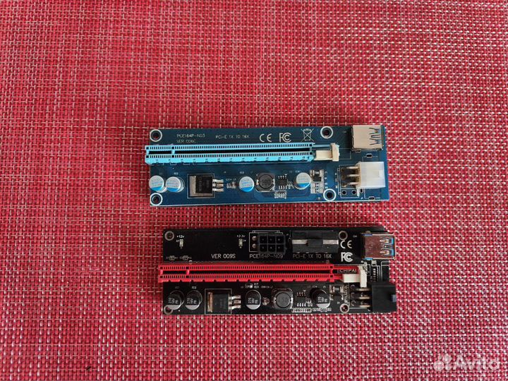 Райзер для видеокарт Вентиляторы 120х120