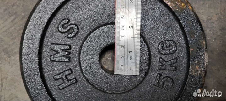 Блины (диски) для гантелей И штанг. Диаметр 31мм: