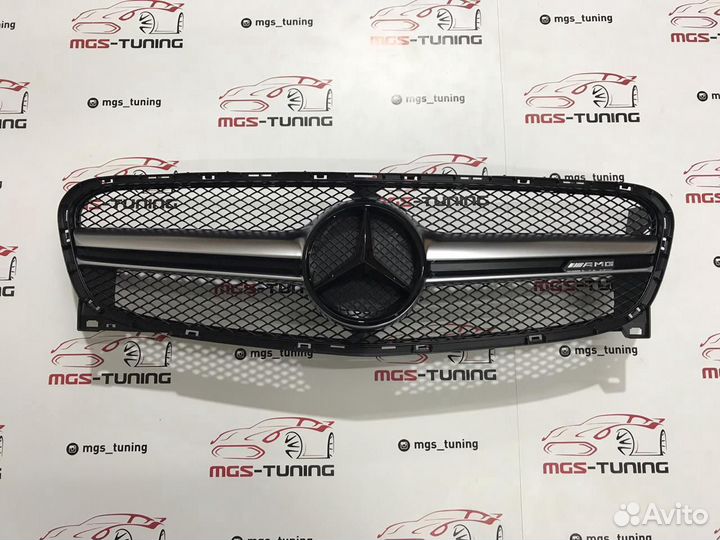 Решетка GLA в стиле AMG 45 Chrome + амг 17+
