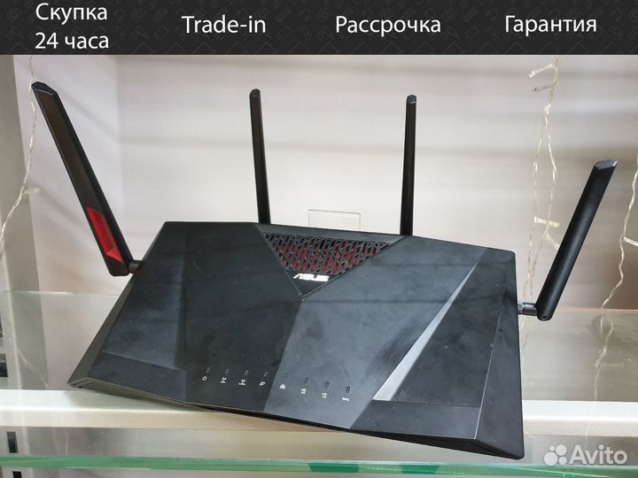 Игровой Wi-Fi-маршрутизатор asus AC3100 (RT-AC88U)