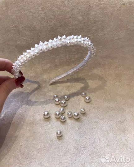 Ободок для волос ручной работы