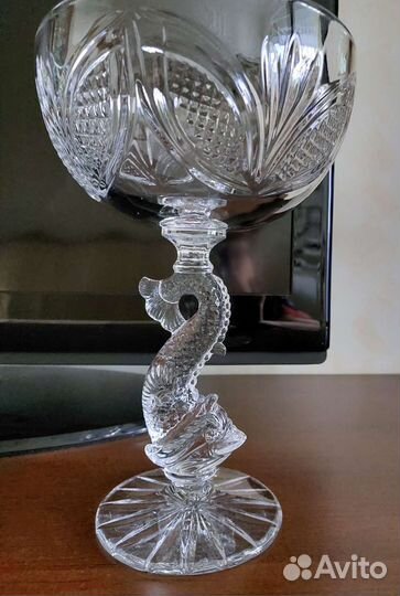 Ваза хрустальная фруктовница 